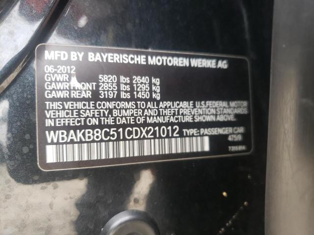 Photo 10 from auction – 2012 BMW 750 LI with VIN WBAKB8C51CDX21012