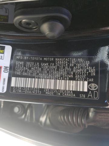 Photo 10 from auction – 2016 TOYOTA COROLLA L with VIN 2T1BURHE6GC548148
