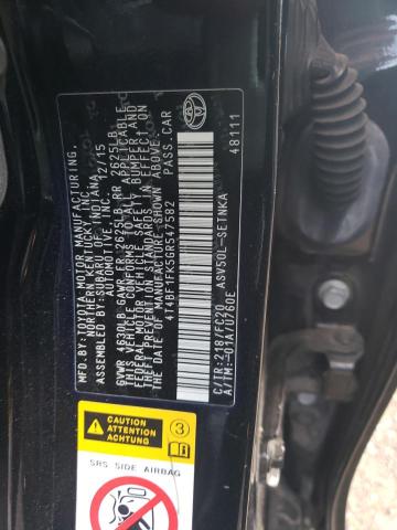 Photo 10 from auction – 2016 TOYOTA CAMRY LE with VIN 4T4BF1FK5GR547582