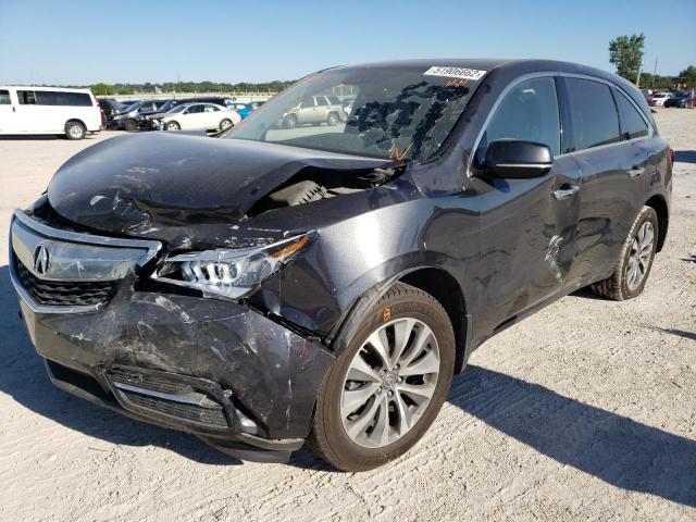 Photo 2 from auction – 2016 ACURA MDX TECHNO with VIN 5FRYD4H47GB032931