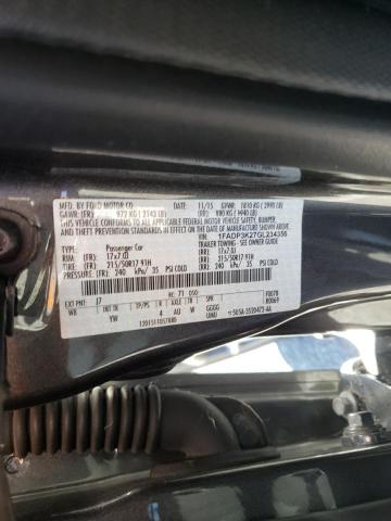 Photo 10 from auction – 2016 FORD FOCUS SE with VIN 1FADP3K27GL234356