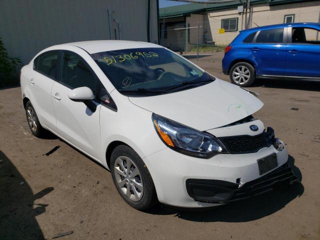 KIA RIO LX 2014 with VIN KNADM4A39E6417916 - Photo from auction