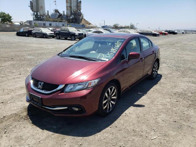 Photo 2 from auction – 2014 HONDA CIVIC EXL with VIN 2HGFB2F97EH503826
