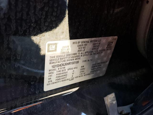 Photo 10 from auction – 2017 CADILLAC ESCALADE P with VIN 1GYS4CKJ6HR180199