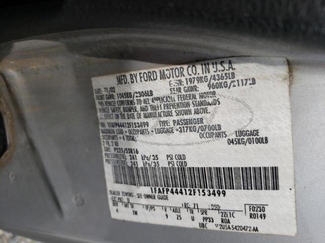 Photo 10 from auction – 2002 FORD MUSTANG with VIN 1FAFP44412F153499