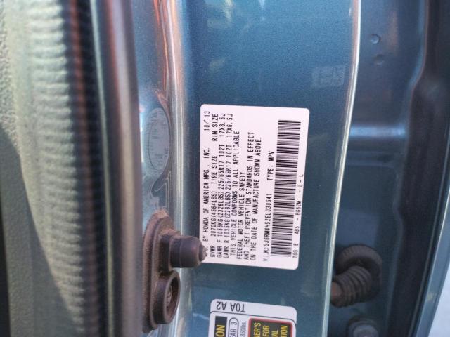 Photo 10 from auction – 2014 HONDA CR-V EX with VIN 5J6RM4H52EL030541
