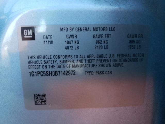 Photo 10 from auction – 2011 CHEVROLET CRUZE LS with VIN 1G1PC5SH0B7142972