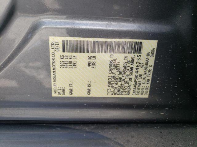 Photo 10 from auction – 2017 NISSAN MAXIMA 3.5 with VIN 1N4AA6AP3HC446255