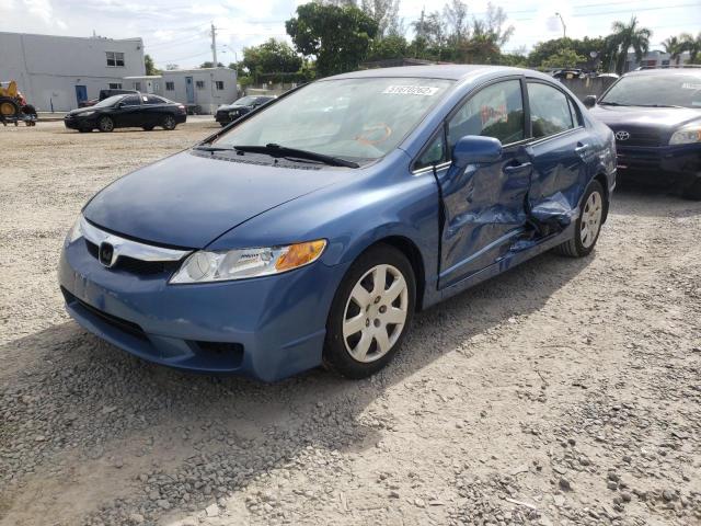 Photo 2 from auction – 2009 HONDA CIVIC LX with VIN 19XFA16529E048409