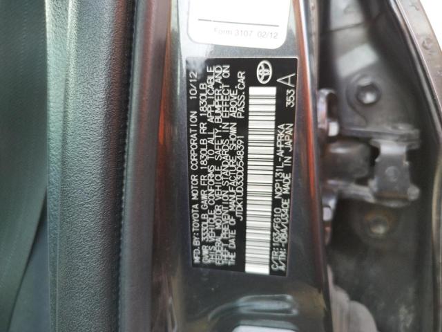 Photo 10 from auction – 2013 TOYOTA YARIS with VIN JTDKTUD33DD548391