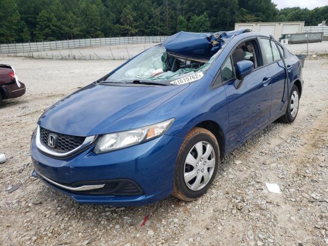 Photo 2 from auction – 2015 HONDA CIVIC LX with VIN 19XFB2F5XFE231880