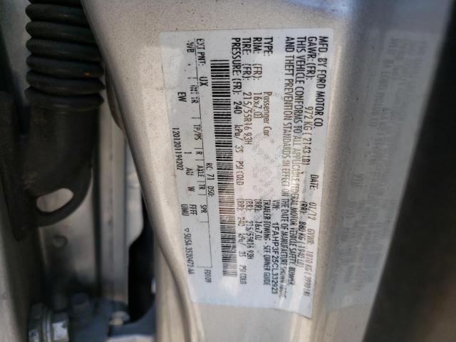 Photo 10 from auction – 2012 FORD FOCUS SE with VIN 1FAHP3F25CL332923