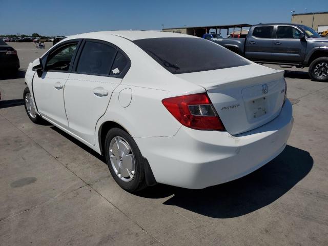 Photo 3 from auction – 2012 HONDA CIVIC HF with VIN 2HGFB2F64CH521574