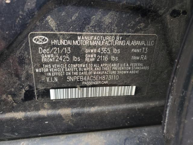 Photo 10 from auction – 2014 HYUNDAI SONATA GLS with VIN 5NPEB4AC5EH873110
