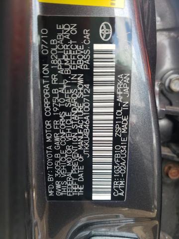 Photo 10 from auction – 2010 TOYOTA SCION XD with VIN JTKKU4B46A1007124