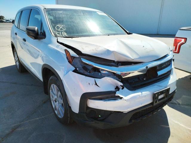 HONDA PILOT LX 2020 with VIN 5FNYF5H15LB007365 - Photo from auction