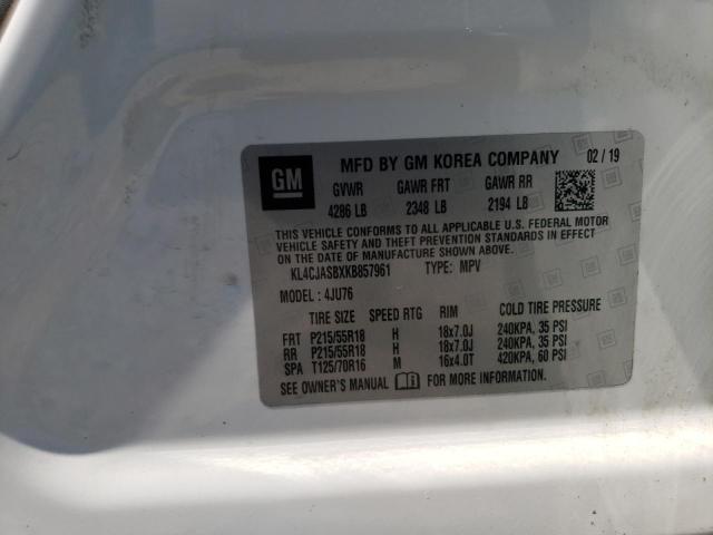Photo 10 from auction – 2019 BUICK ENCORE PRE with VIN KL4CJASBXKB857961
