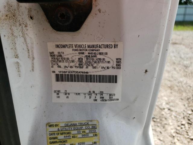 Photo 10 from auction – 2013 FORD F350 SUPER with VIN 1FDBF3E67DEA76549