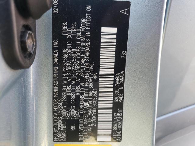Photo 10 from auction – 2009 LEXUS RX 350 with VIN 2T2GK31U09C059561