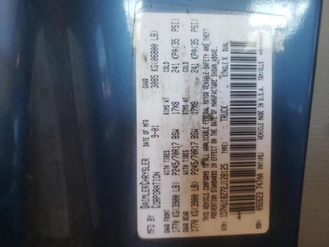Photo 10 from auction – 2002 DODGE RAM 1500 with VIN 1D7HU18Z72J128125