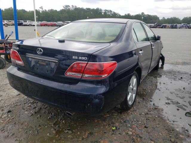Photo 4 from auction – 2005 LEXUS ES 330 with VIN JTHBA30G355100591