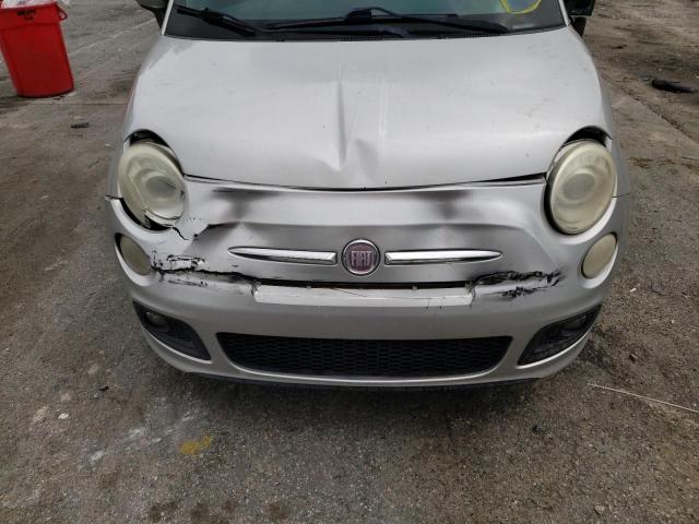 Photo 9 from auction – 2012 FIAT 500 SPORT with VIN 3C3CFFBR3CT125595
