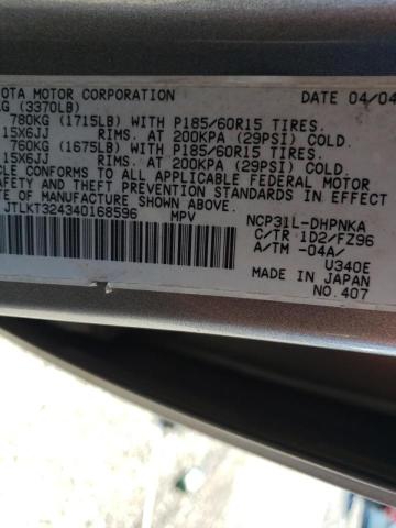Photo 10 from auction – 2004 TOYOTA SCION XB with VIN JTLKT324340168596