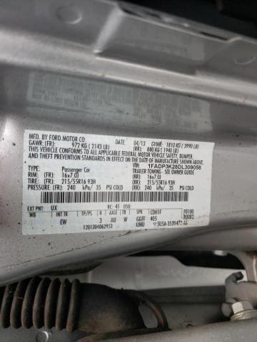 Photo 10 from auction – 2013 FORD FOCUS SE with VIN 1FADP3K28DL309058