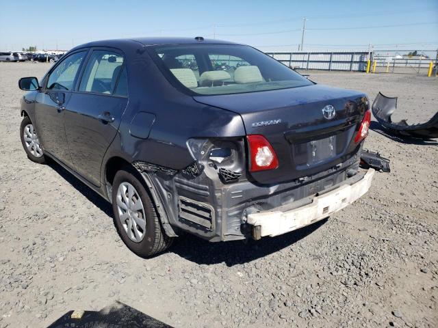 Photo 3 from auction – 2009 TOYOTA COROLLA BA with VIN JTDBL40E79J026217