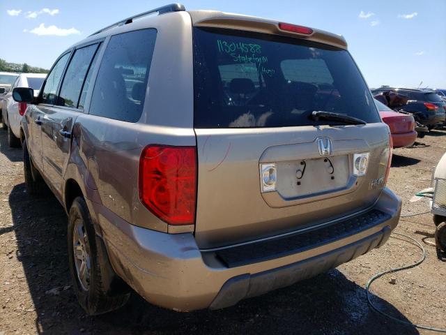 Photo 3 from auction – 2003 HONDA PILOT EXL with VIN 2HKYF18633H556536