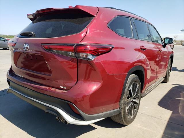 Photo 4 from auction – 2021 TOYOTA HIGHLANDER with VIN 5TDLZRAH2MS086409