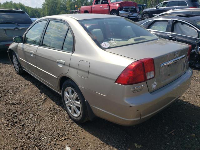 Photo 3 from auction – 2003 HONDA CIVIC EX with VIN 2HGES26723H557879