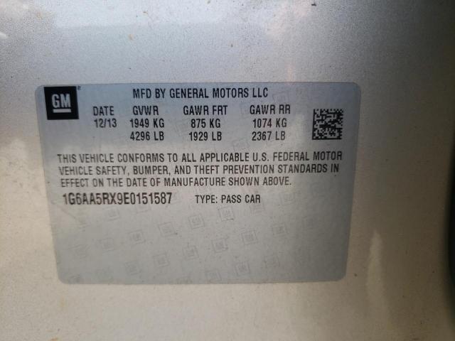 Photo 10 from auction – 2014 CADILLAC ATS with VIN 1G6AA5RX9E0151587