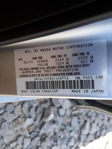 Photo 10 from auction – 2016 MAZDA 6 TOURING with VIN JM1GJ1V59G1428756