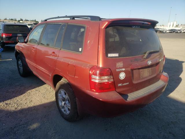Photo 3 from auction – 2003 TOYOTA HIGHLANDER with VIN JTEHF21A930124398