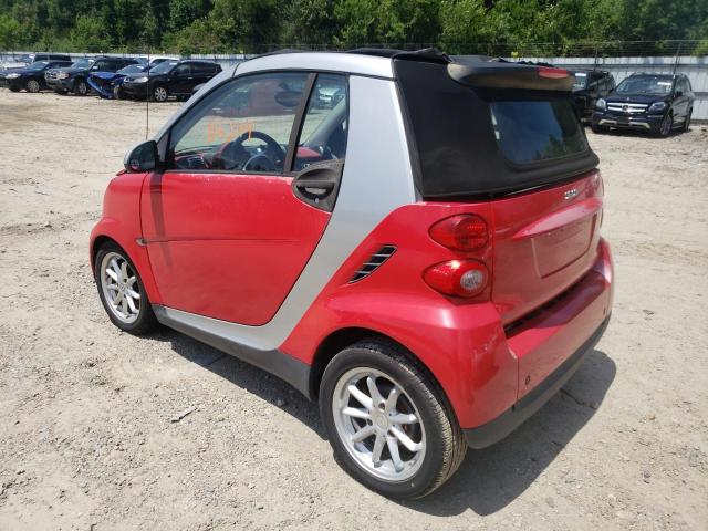 Photo 3 from auction – 2009 SMART FORTWO PAS with VIN WMEEK31X99K258131