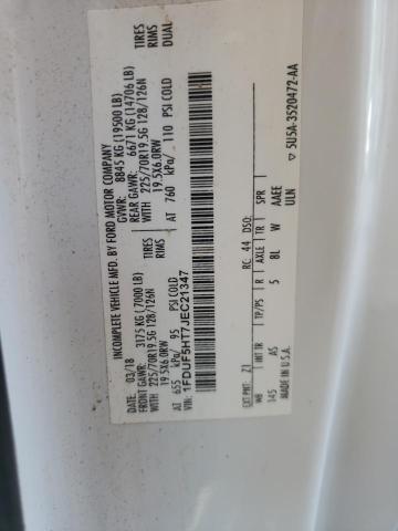Photo 10 from auction – 2018 FORD F550 SUPER with VIN 1FDUF5HT7JEC21347