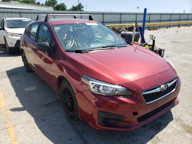SUBARU IMPREZA 2018 with VIN 4S3GTAA65J3729061 - Photo from auction