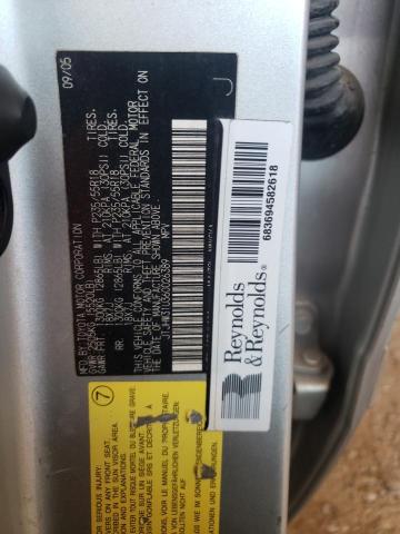 Photo 10 from auction – 2006 LEXUS RX 400 with VIN JTJHW31U360026389