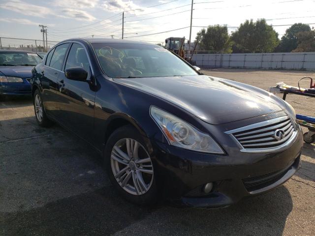 INFINITI G37 2010 with VIN JN1CV6ARXAM252530 - Photo from auction