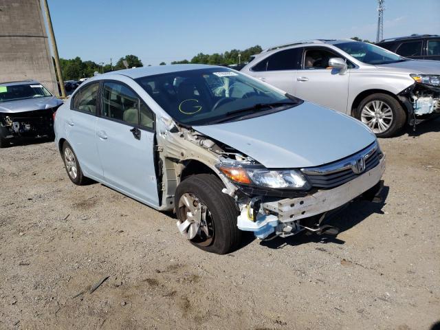HONDA CIVIC LX 2012 with VIN 2HGFB2F54CH566764 - Photo from auction