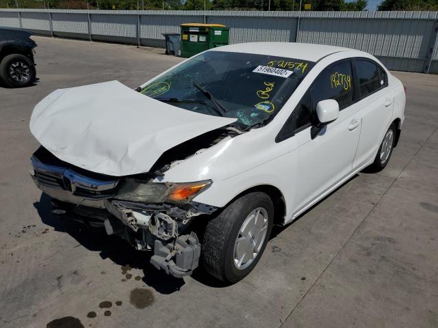 Photo 2 from auction – 2012 HONDA CIVIC HF with VIN 2HGFB2F64CH521574