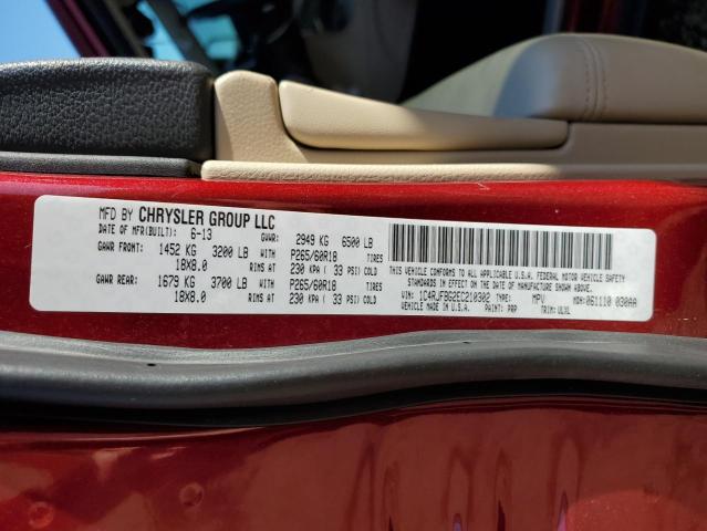 Photo 10 from auction – 2014 JEEP GRAND CHER with VIN 1C4RJFBG2EC210302