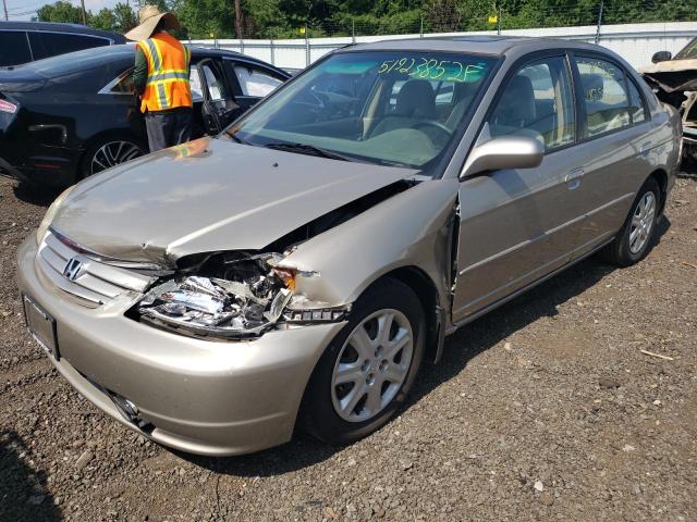 Photo 2 from auction – 2003 HONDA CIVIC EX with VIN 2HGES26723H557879