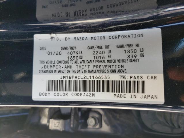 Photo 10 from auction – 2020 MAZDA 3 SELECT with VIN JM1BPACL2L1166535