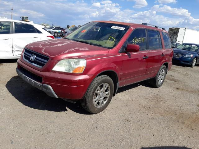 Photo 2 from auction – 2005 HONDA PILOT EXL with VIN 2HKYF18635H565188