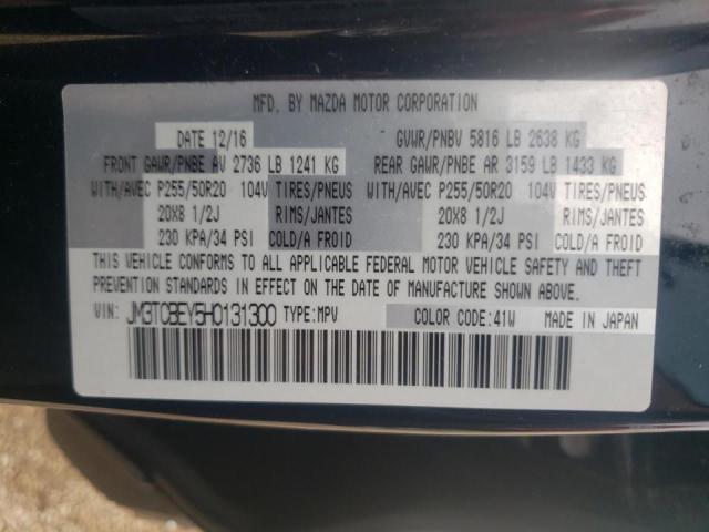 Photo 10 from auction – 2017 MAZDA CX-9 SIGNA with VIN JM3TCBEY5H0131300