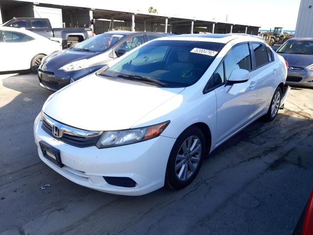 Photo 2 from auction – 2012 HONDA CIVIC EX with VIN 19XFB2F83CE377852