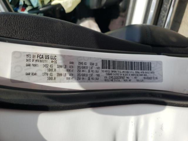 Photo 10 from auction – 2016 DODGE DURANGO LI with VIN 1C4RDJDG2GC397857