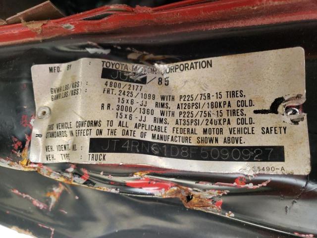 Photo 10 from auction – 1985 TOYOTA 4RUNNER RN with VIN JT4RN61D8F5090927
